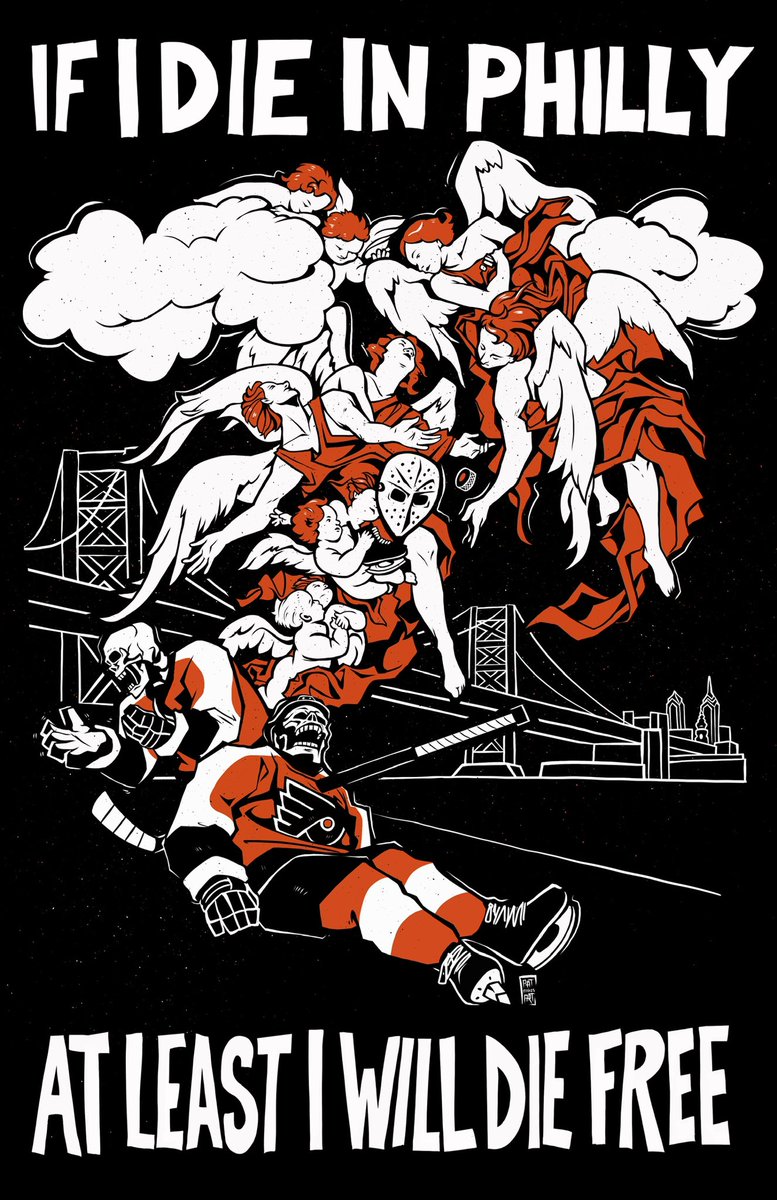 Game 4. 
If I die in Philly, at least I will die free.
#flyers #ignitetheorange