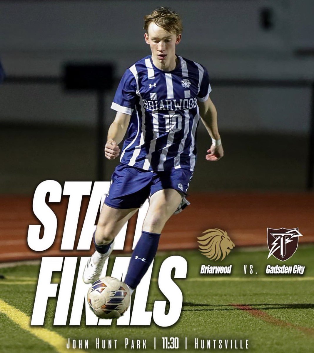 BriarwoodMens's tweet photo. In case you haven’t heard, WE ARE IN THE STATE FINALS TODAY! https://t.co/umRdTbDwyf