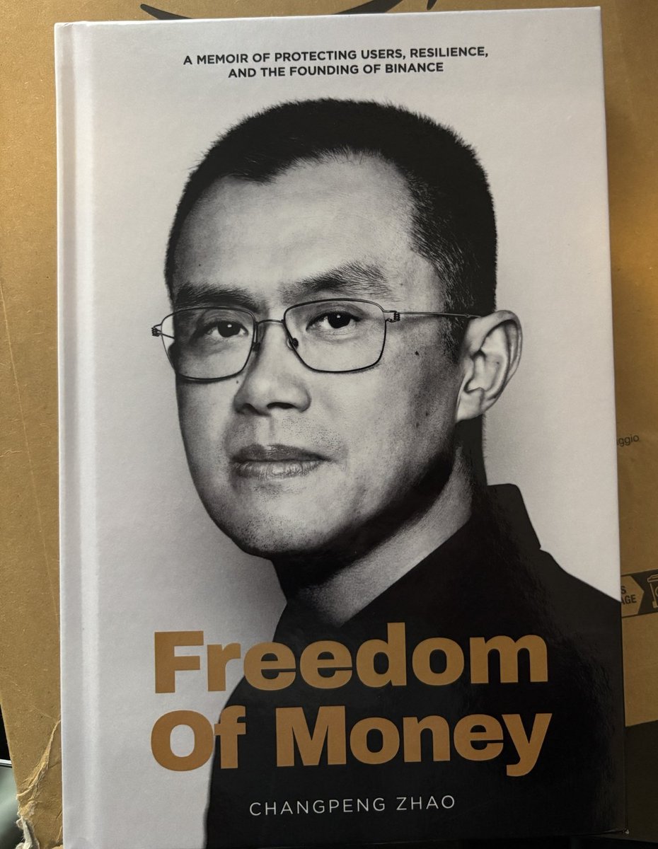 Mdshihab44047's tweet photo. 🚀 Finally holding a copy of "Freedom of Money"!

​I am incredibly honored to dive into the journey of Changpeng Zhao (CZ). This memoir isn't just about the founding of Binance; it’s a masterclass in resilience and the unwavering commitment to protecting users. 🛡️

​In a world searching for financial autonomy, CZ’s vision for the freedom of money serves as a vital roadmap for the next generation of builders. I can’t wait to absorb the lessons on leadership and innovation packed within these pages.

​Thank you, @cz_binance  for sharing your story and continuing to inspire the global community! 🌍📈

​#Binance #CZ #FreedomOfMoney #CryptoRevolution #Resilience
