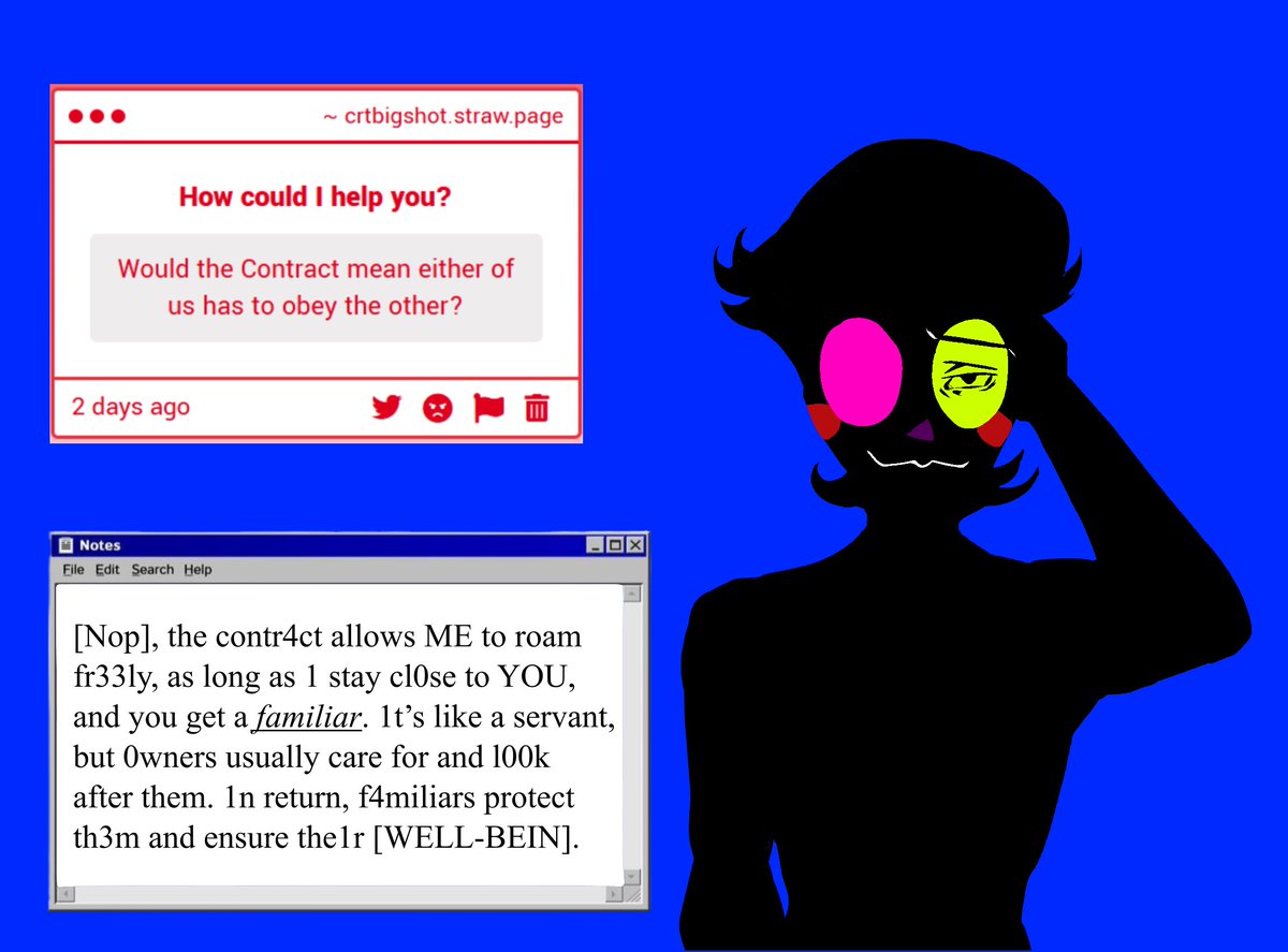 Abel_Television's tweet photo. C.R.T - [C]athode inte[R]active [T]error          

Ask 7 - 10 ✉️ 

#cathodeinteractiveterror #spamton #spamtongspamton #deltaruneAU #deltarunespamton https://t.co/MTS0TnImWO