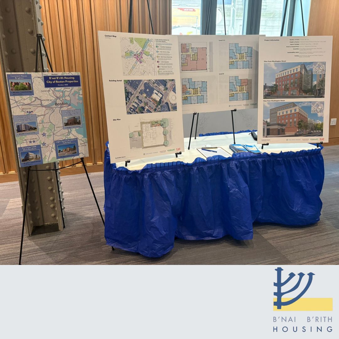 bbhousing's tweet photo. 📣 ICYMI: BBH attended a recent tabling event for our upcoming Roslindale development at 4259–4267 Washington St. Proud to be part of Boston’s $52M affordable housing announcement, bringing 41 affordable homes for older adults to Roslindale Square. 💙 https://t.co/0AK7WJ8GdX