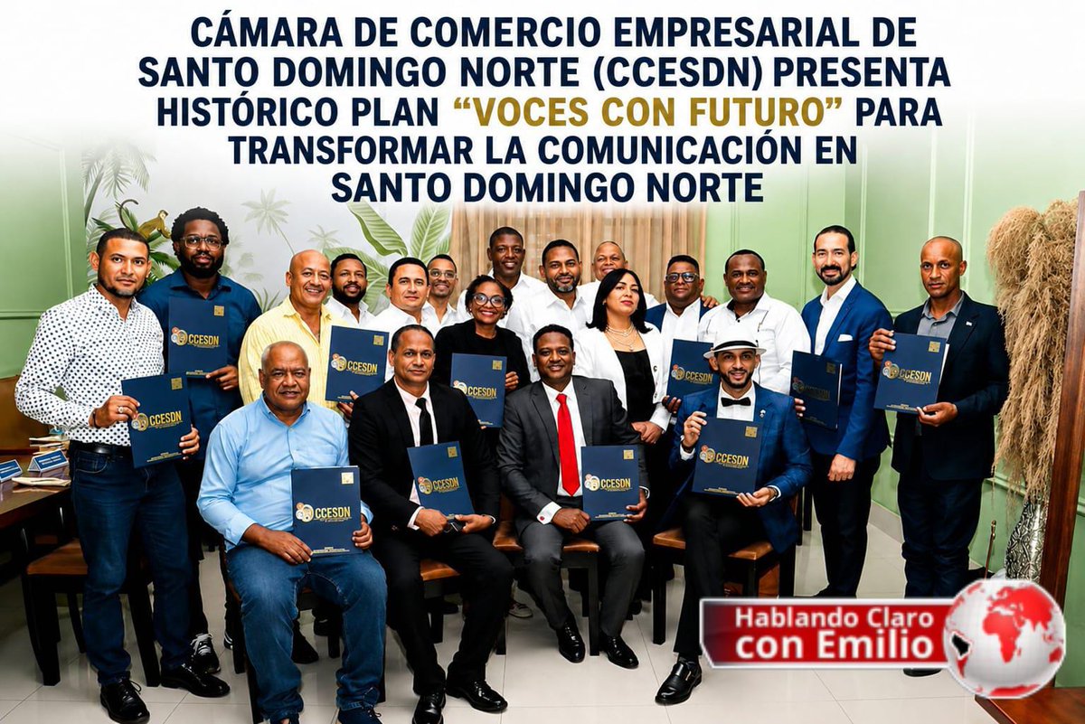 EmilioPaulCont1's tweet photo. CCESDN
CÁMARA DE COMERCIO EMPRESARIAL SANTO DOMINGO NORTE . https://t.co/ua5osUHQup