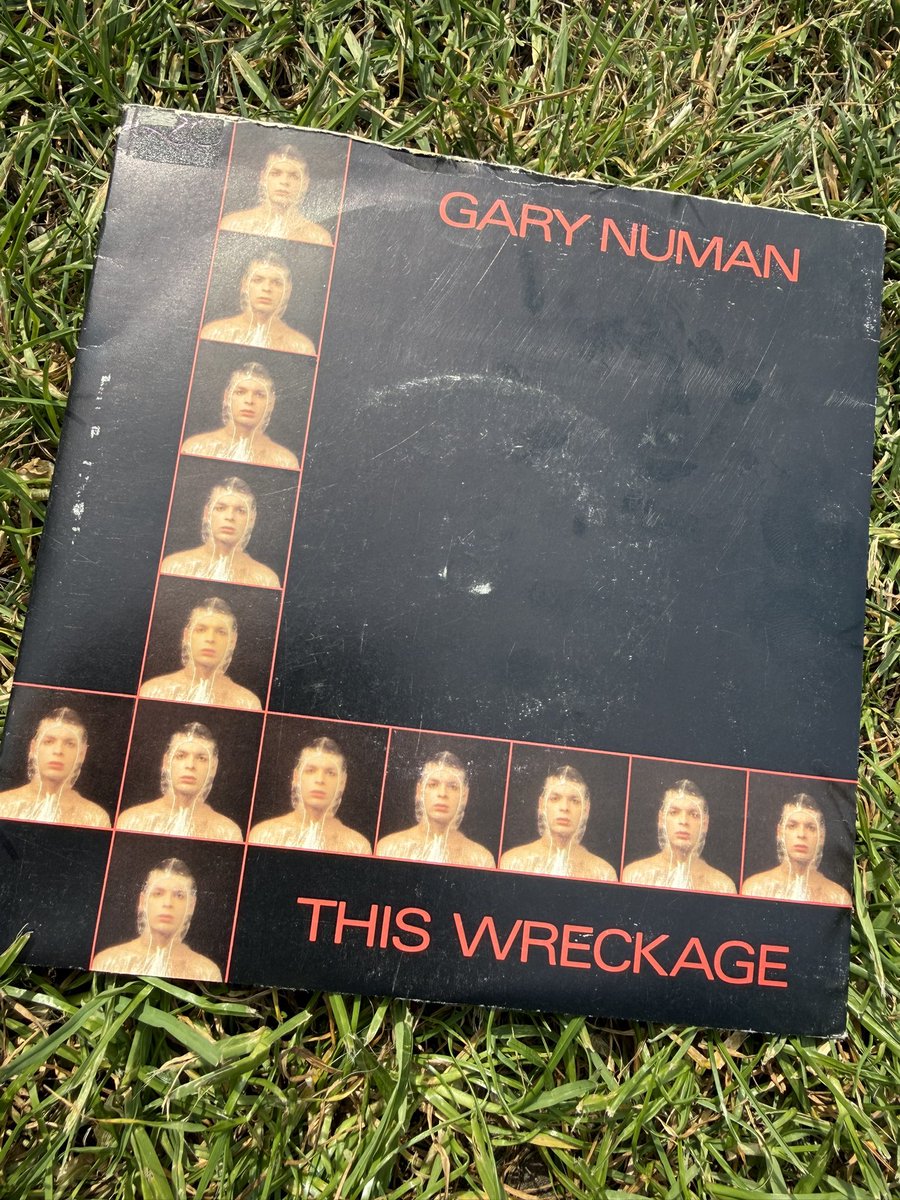 andy_sometimes's tweet photo. Crate digging today part 2; Gary Numan This Wreckage and Down in the Park 🎶 I love the list of synthesisers on the break of the sleeve 🎹 https://t.co/rlV2G89K8W