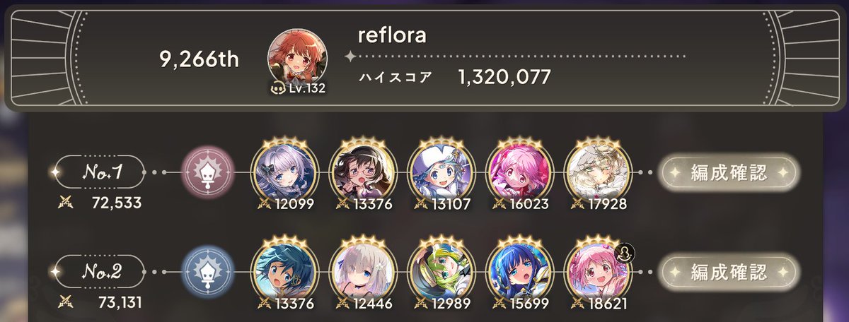 reflora1's tweet photo. 第2回エクセドラクライシスは順位を落としたけど、まだギリ1万以内に滑り込み。懸念通り水と無属性要求になってVery Hard止まり、今回から実装されたキオクレンタル込みでギリギリの戦いだった（なんなら1回失敗した）。 https://t.co/degdPYySDo