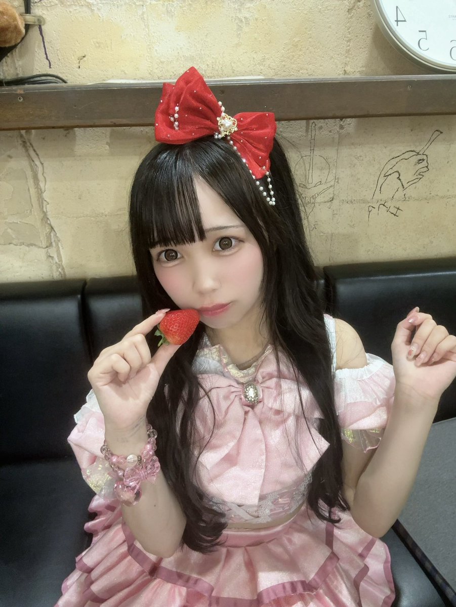赤色担当、とち おとめちゃん好き❔🍓 #くるちといっしょ