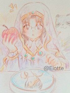Eiotte's tweet photo. #リヴァハン版深夜の真剣お絵描き６０分１本勝負

「占い」 https://t.co/brzCIIONNd