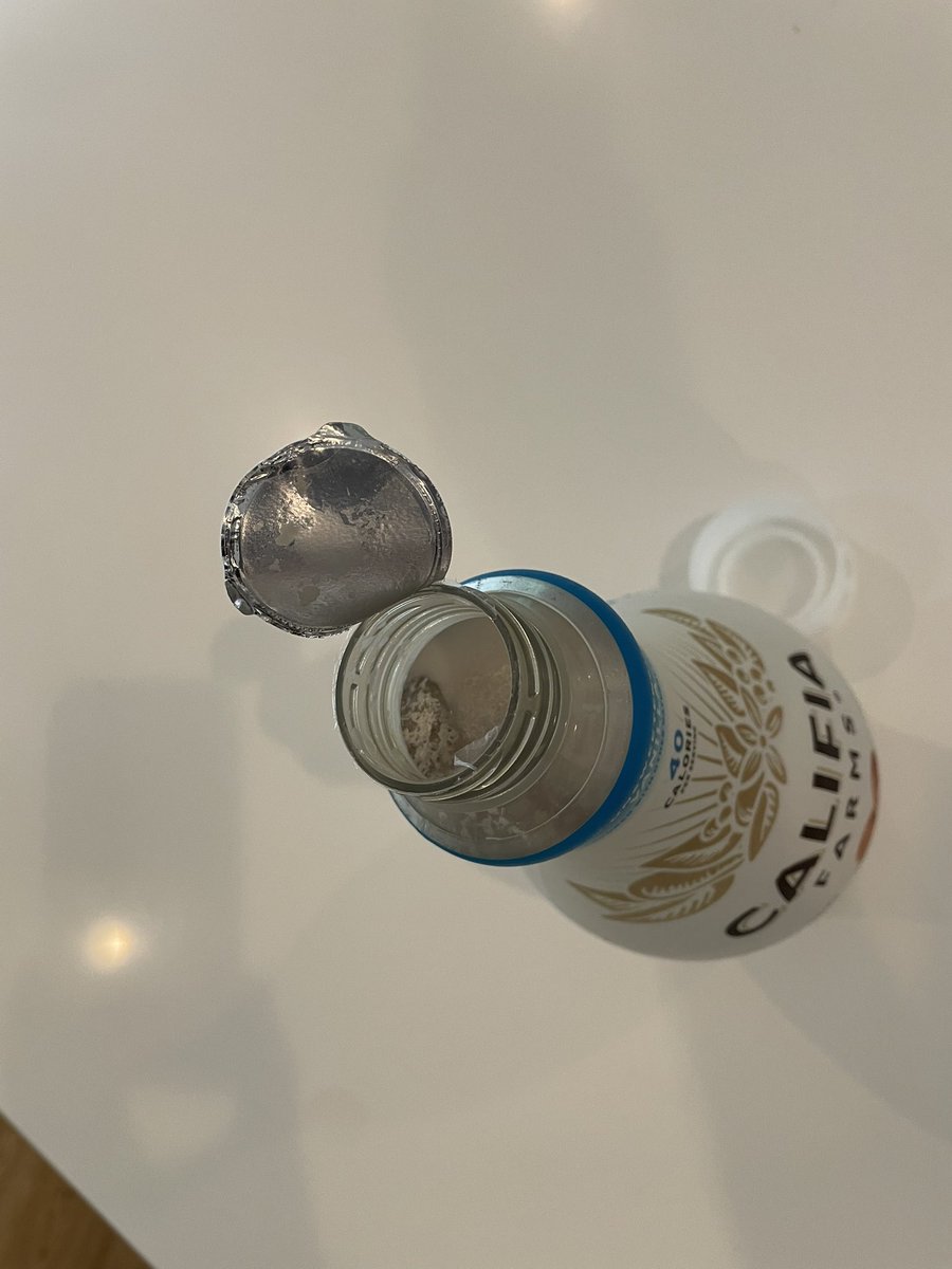 grierkirk's tweet photo. @CalifiaFarms  Yikes!  Please see these pics of what we found inside our new unexpired almond milk!  Funny how the instructions tell us to “shake well”.  We feeling lucky we didn’t shake it before opening it.  LOT number 20222547933.  #almondmilk #nutmilk https://t.co/0tNPtDFMwX