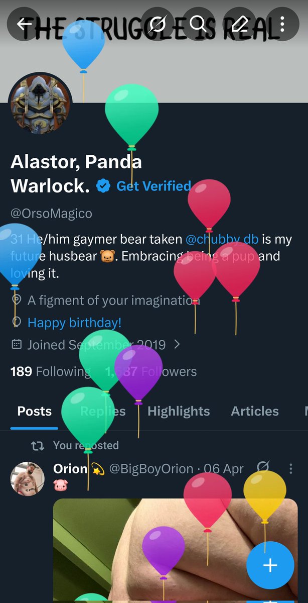 OrsoMagico's tweet photo. Welp it's that time of year again! https://t.co/zMzi3tBZwu