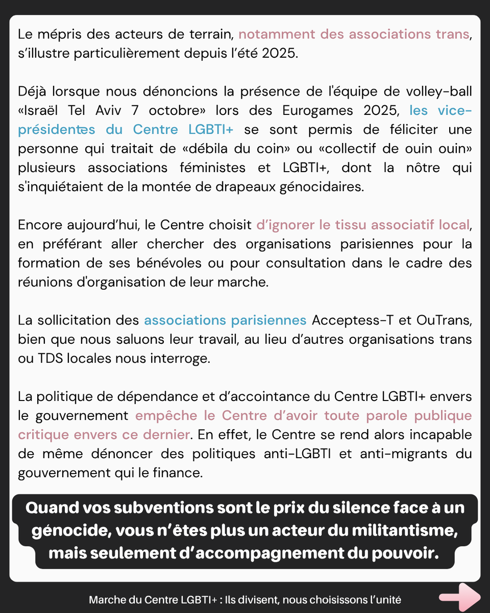 ECLATrans's tweet photo. 🔊COMMUNIQUÉ: Marche du Centre LGBTI+ de Lyon. Ils divisent, nous choisissons l'unité. Rendez-vous le 27 juin. https://t.co/ASlolZLtDD