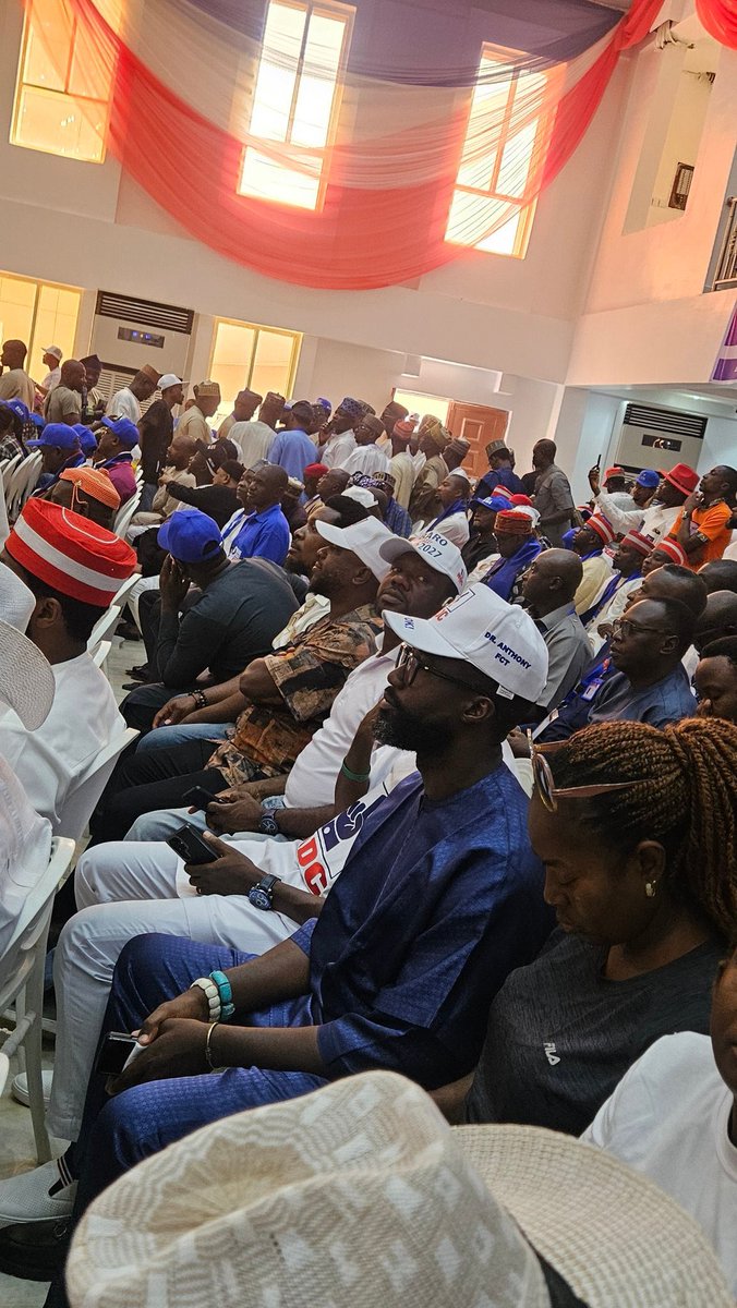 NDC convention venue with well-meaning Nigerians.
#NDCConvention