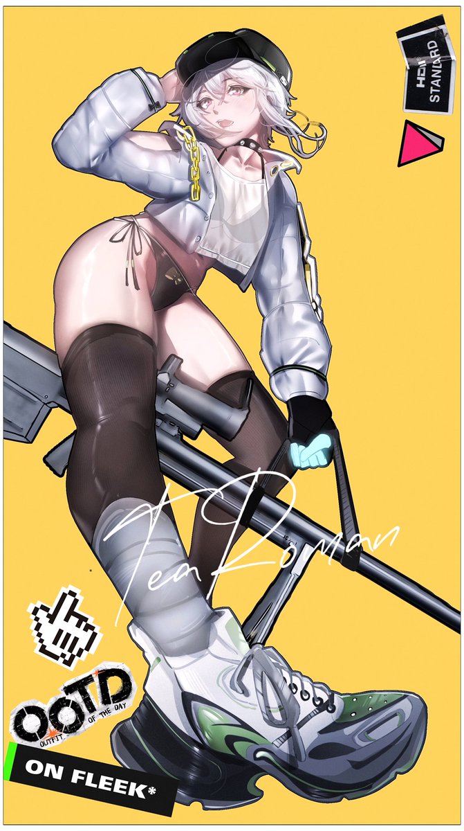 TeaRoman1145's tweet photo. Everyone must make her wear this outfit🤤
#少女前线  
#ドールズフロントライン2 
#GirlsFrontline2Exilium 
#Dushevnaya https://t.co/rEDqxz1p90