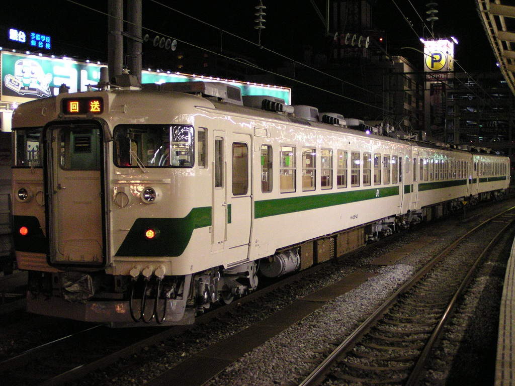 今更ながら455系の行先LED。 仙台車のみの独自装備だったが、今思うと