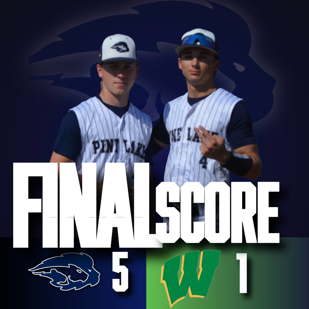 BaseballPlp's tweet photo. Pine Lake wins against West Davidson in the 3A State Playoffs!  #Rollpride https://t.co/prR3dufQ4A