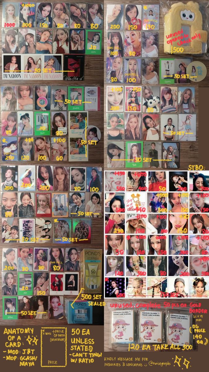 twicegraphs's tweet photo. wts lfb twice ph #sajitzusells

50 ea unless stated
- mop: gcash/maya
- mod: j&amp;t (51 sf luzon)

t. nayeon jeongyeon momo sana jihyo mina dahyun chaeyoung tzuyu pc pob ld tcl1 devil pop balloon ribbon zone fol tif clips meep noot specs kape ice cream fs tol b1&amp;2 bread wy bear hat https://t.co/kuJfV1hmUv