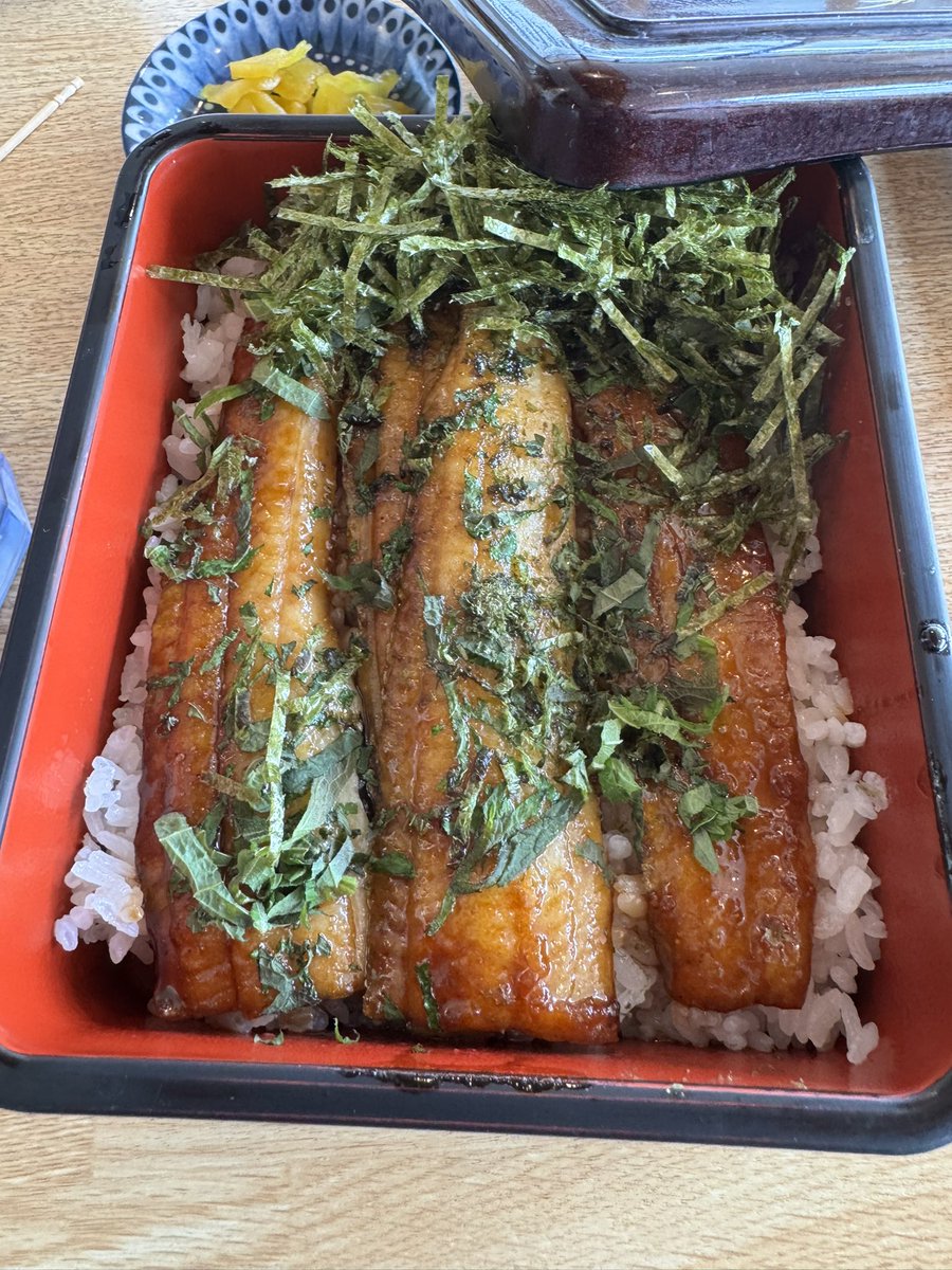 去年、大分県の道の駅で食べた〝太刀魚の蒲焼き重〟めちゃくちゃ