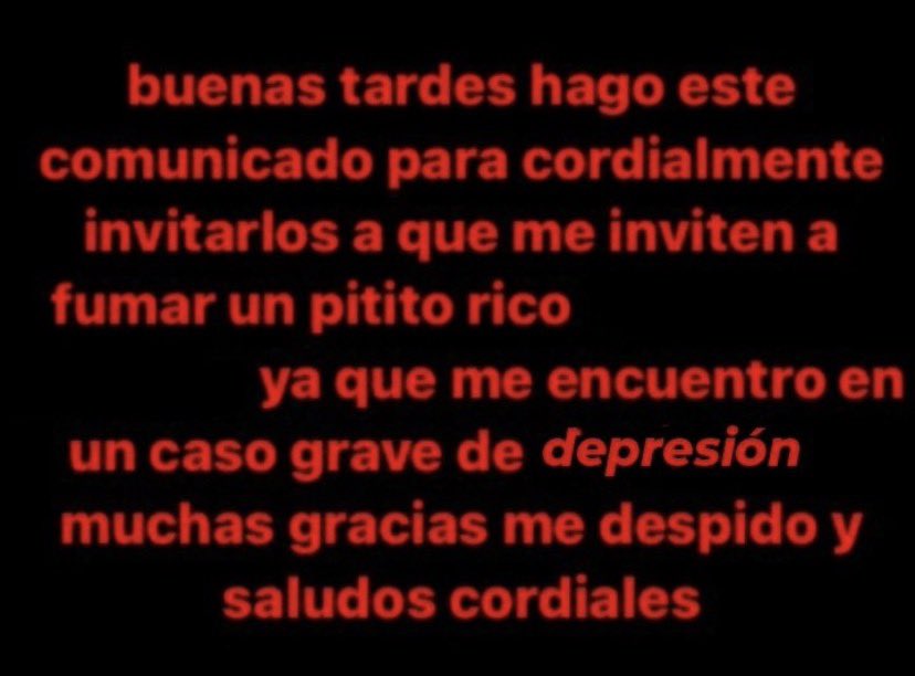 buenas tardes