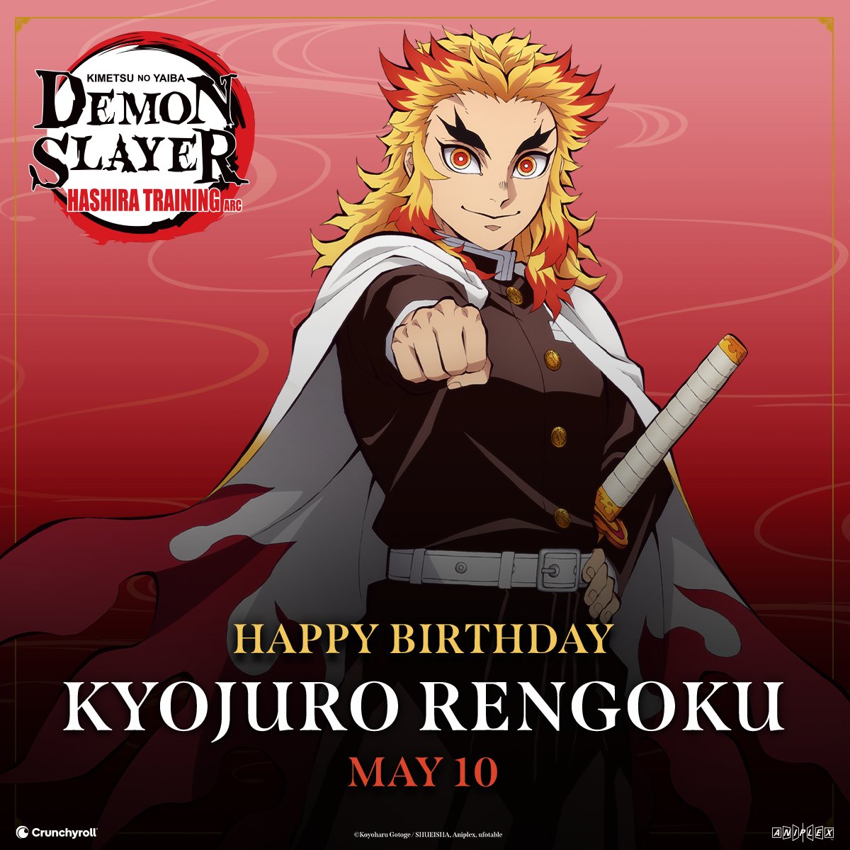 Set your heart ablaze 🔥 Happy Birthday, Kyojuro Rengoku!