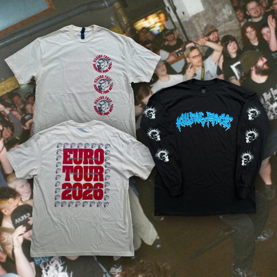 KillingPace's tweet photo. Merch leftovers from our tour in Europe have been uploaded:

https://t.co/hDiC3dxzny https://t.co/6SL1uHrAuN