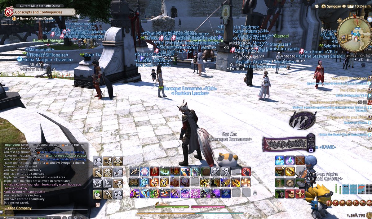 Sevencrashing's tweet photo. I don't actually remember spriggan being this populated when I joined this server a while ago https://t.co/Rqmzrd5QgO