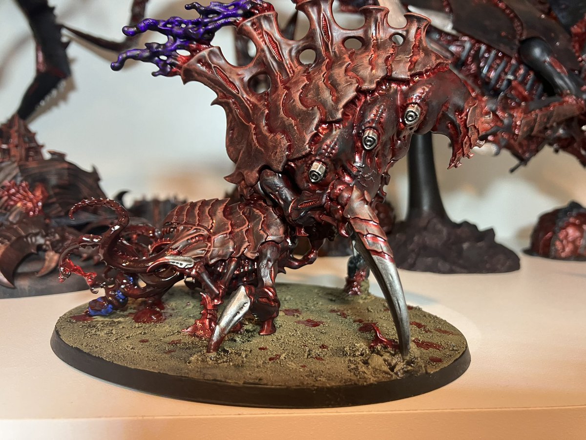 サイコファージ完成 #warhammer40k #ティラニッド #ウォーハンマー