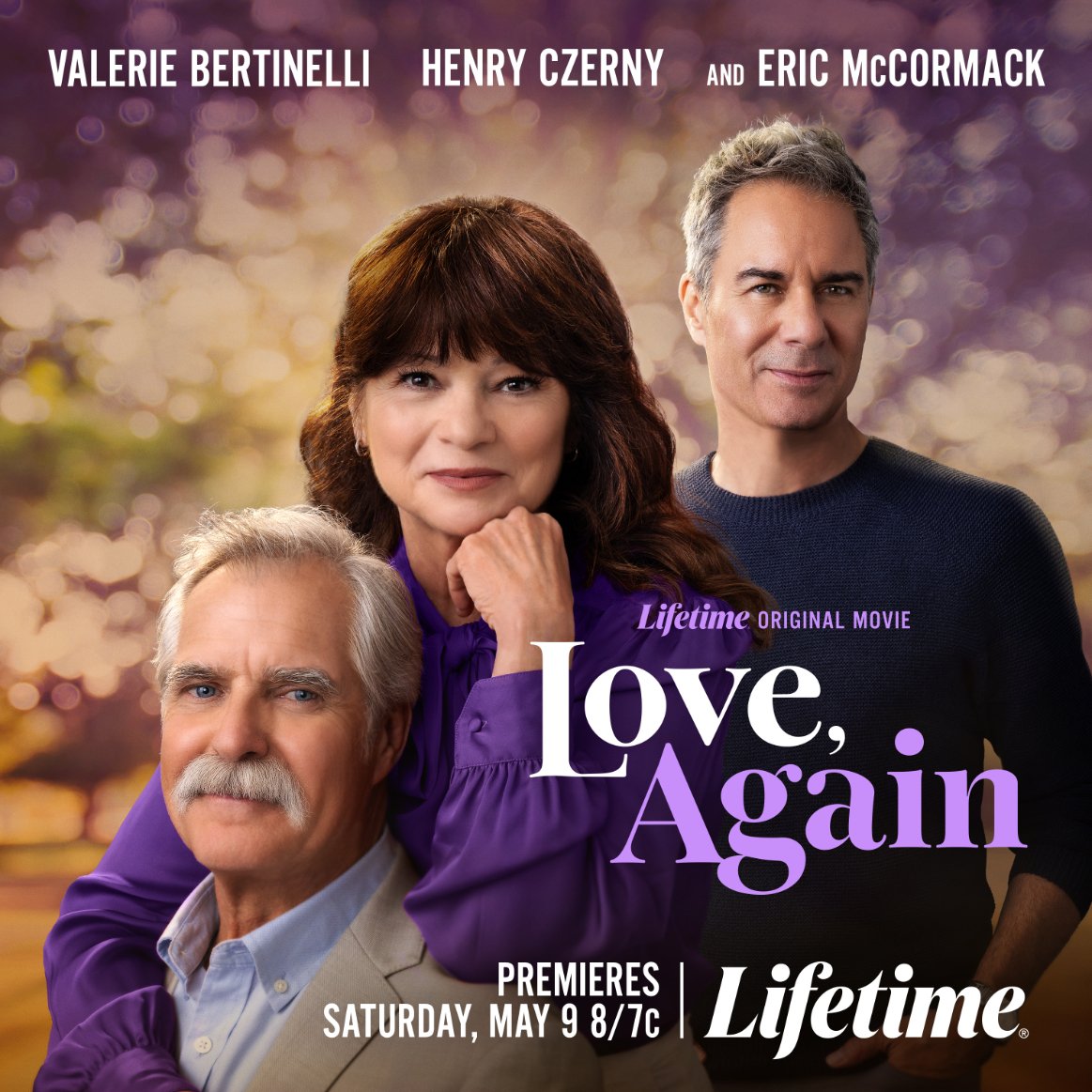 TVTango's tweet photo. 🌟Watch tonight @lifetimetv 8pm Premiere Movie LOVE, AGAIN #LoveAgain Starring #ValerieBertinelli #HenryCzerny #EricMcCormack About https://t.co/P7C2s3bIa3 https://t.co/aQtPGmAkDs