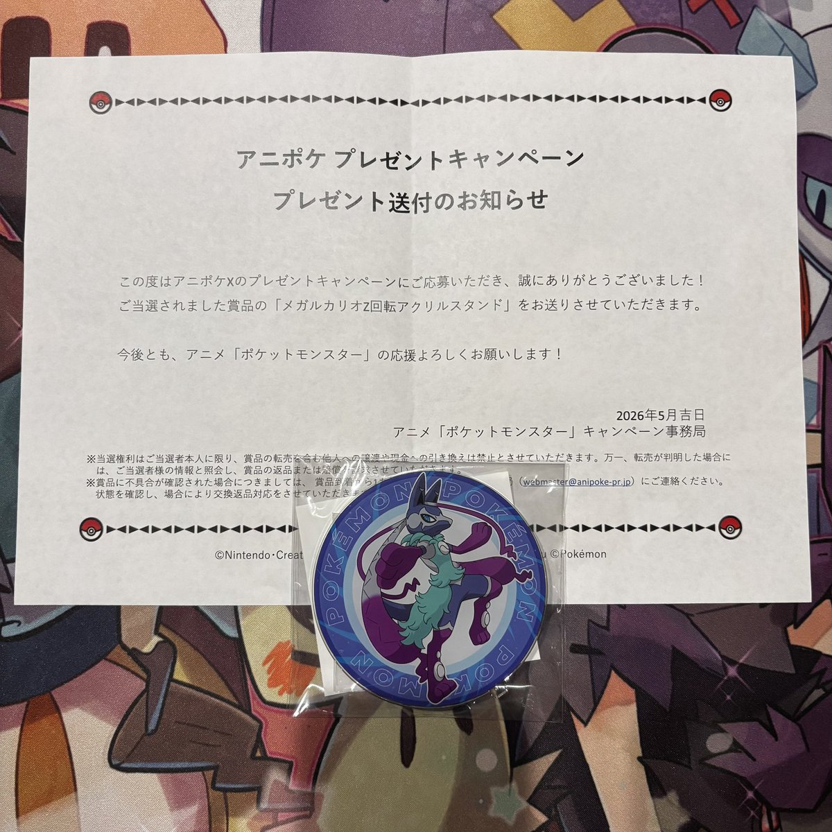 アニメ「ポケットモンスター」公式様 @anipoke_PR のプレゼント