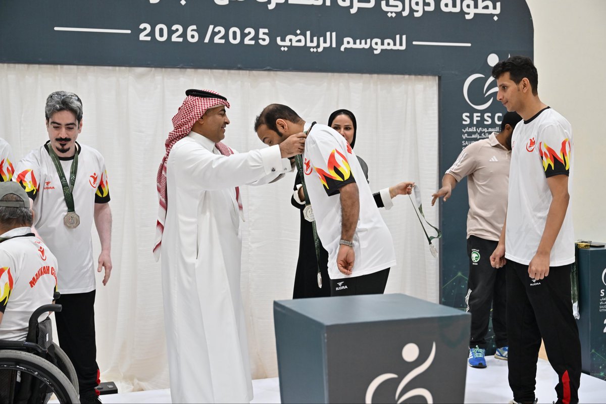 MSMakkahClub's tweet photo. 📸 |

حقق #نادي_ذوي_الاعاقة_بمكة المركز الثاني في بطولة دوري الكرة الطائرة من الجلوس – للكبار، بعد مستويات مميزة وروح تنافسية عالية 🥈🏐

كل الشكر للاعبين والجهازين الفني والإداري ولكل من ساند الفريق 🤍

#الاتحاد_السعودي_لألعاب_الجلوس_والكراسي https://t.co/BY7LyhVLJd