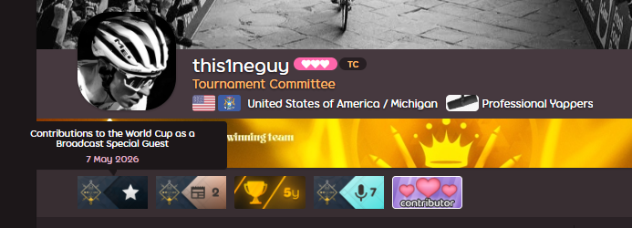 this1neguy's tweet photo. 5 😎 honestly i would LOVE to spend more time working with other modes' world cups, it was really fun casting outside my comfort zone even if it was only for a couple of TWC group stage matches https://t.co/Xntf0ooY5N