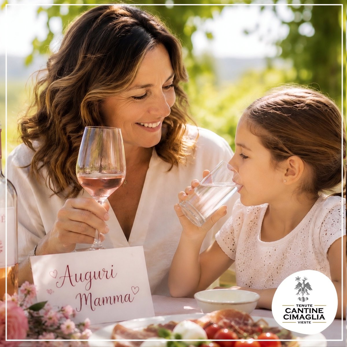 cantinecimaglia's tweet photo. Tenute Cantine Cimaglia augura a tutte le mamme una giornata speciale, piena d’amore, sorrisi e momenti da condividere 💕🌷

Buona Festa della Mamma 🌸

#cantinecimaglia #festadellamamma #augurimamma #vinidelgargano https://t.co/5MuK4He05K