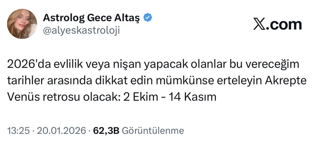 Astrolog Gece Altaş tweet media