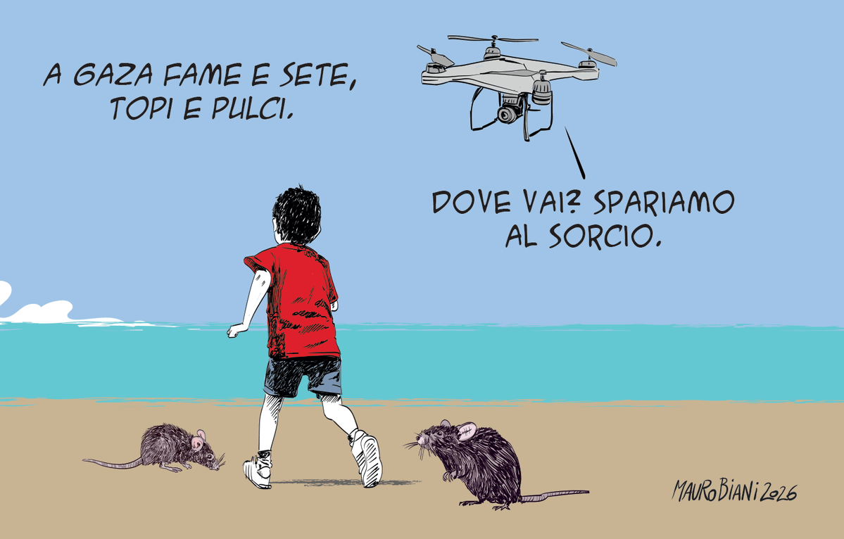 #Gaza 
#fame #sete. 
#uomini e #topi 
Oggi per <a href="/repubblica/">Repubblica</a> 

huffingtonpost.it/esteri/2026/05…