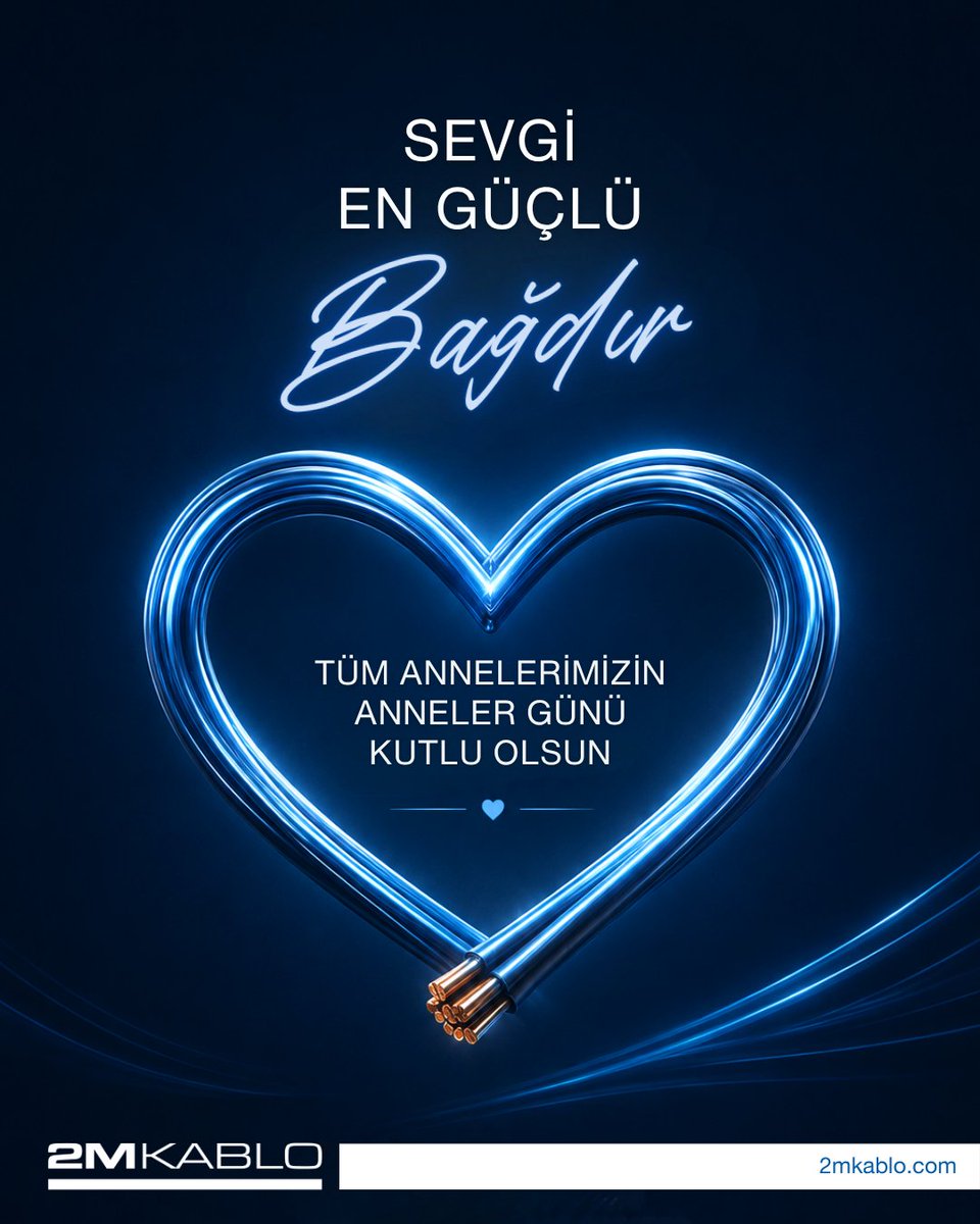 2mkablo's tweet photo. Sevgiyle kurulan en güçlü bağların mimarı olan tüm annelerimizin Anneler Günü’nü kutlarız. 💙💐

#2MKablo #AnnelerGünü https://t.co/o2DhY9zcxo