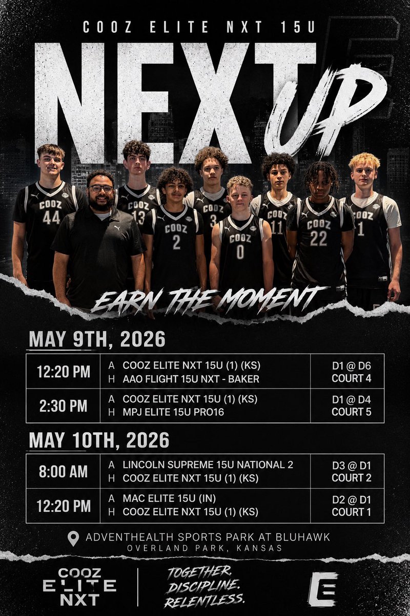 JMaze30's tweet photo. Schedule for the weekend @Coozelite_Wich https://t.co/TViLCocrba