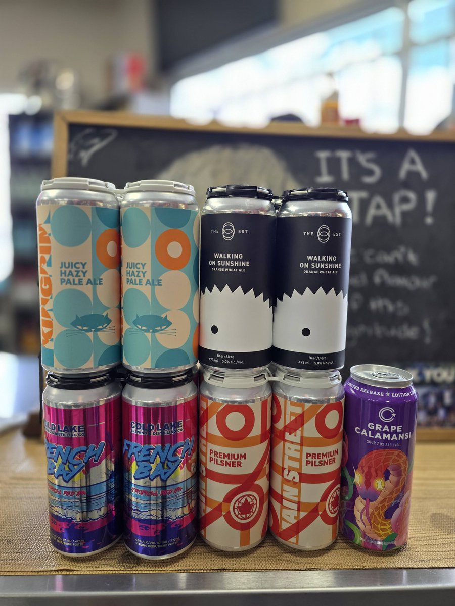 Tracksidebeer's tweet photo. ⚠️Saturday Tasting!⚠️

Join us today between 2-4pm for another round of Saturday Tastings! Drop in to sample all 5 beer for only $2 and you'll receive 5% off ANY beer purchase. Trust us, you'll love it!
See you soon 🥰

#soursfordoug #Tasting #medhat https://t.co/aTJSpFVTgJ