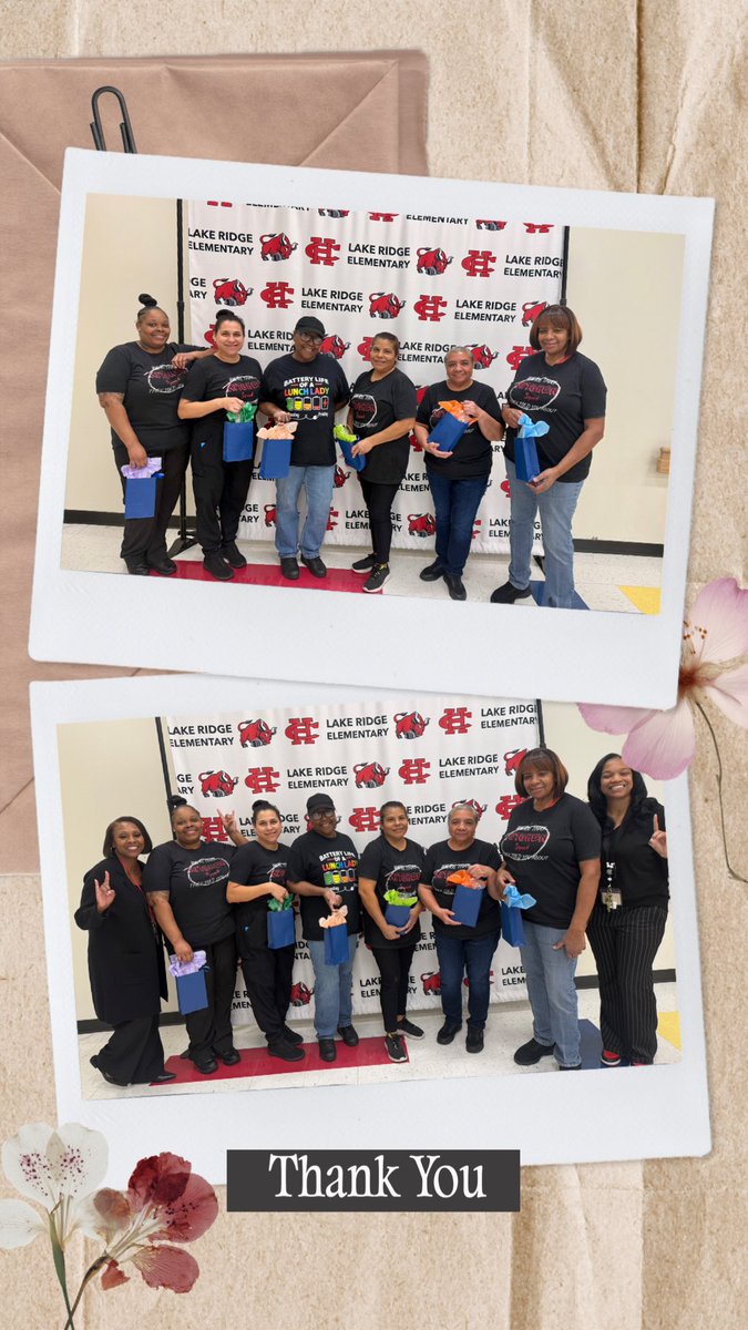 LRELonghorns's tweet photo. We celebrate our amazing School Nutrition Staff! Thank you for the care, kindness, and hard work you pour into serving our students each day. From warm smiles to nutritious meals, you help keep our school running strong! #SchoolLunchHeroDay https://t.co/j3beWnlskl