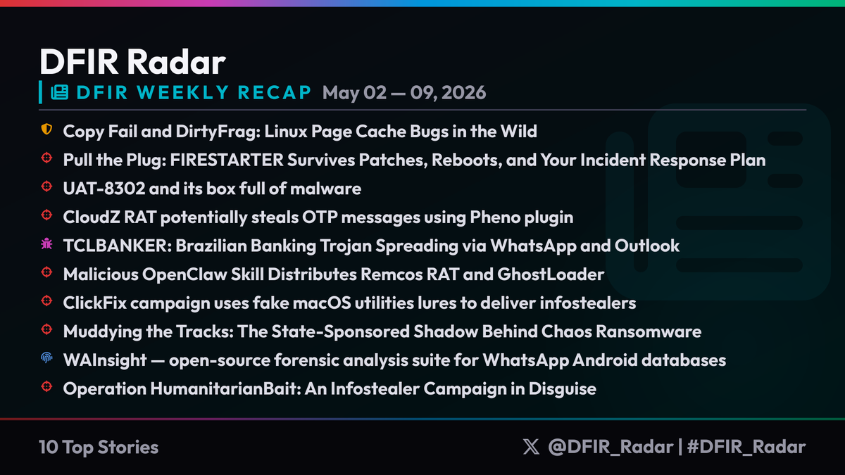 DFIR Radar tweet media