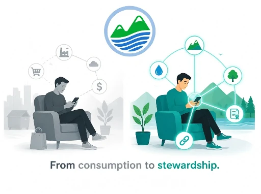 BigWProtocol's tweet photo. For a hundred years, people consumed environmental resources without any mechanism to participate in their stewardship.

You breathed the air. You drank the water. You benefited from forests that existed before you were born.

The financial system had no way to connect individual behaviour to environmental outcome.

Blockchain changes the architecture of that relationship.

For the first time, an individual can own a verified stake in a real environmental outcome, can be rewarded for contributing to it, can see on a public ledger exactly what their participation produced.

Passive consumption ends when stewardship becomes economically productive.

That's the transition being built.