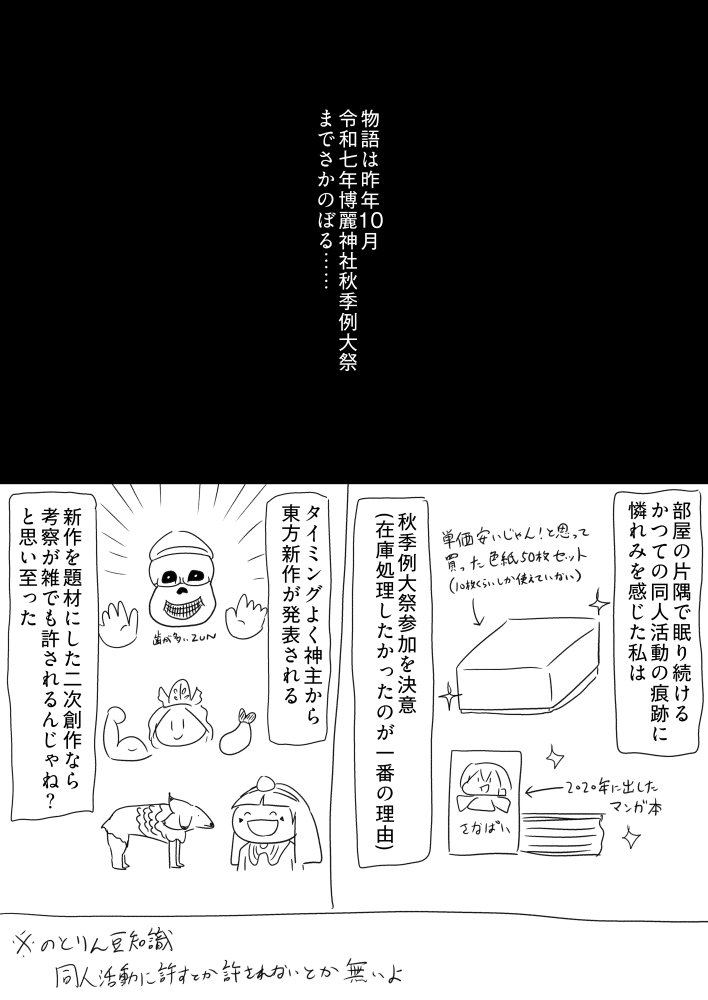 例大祭レポ 1/2 