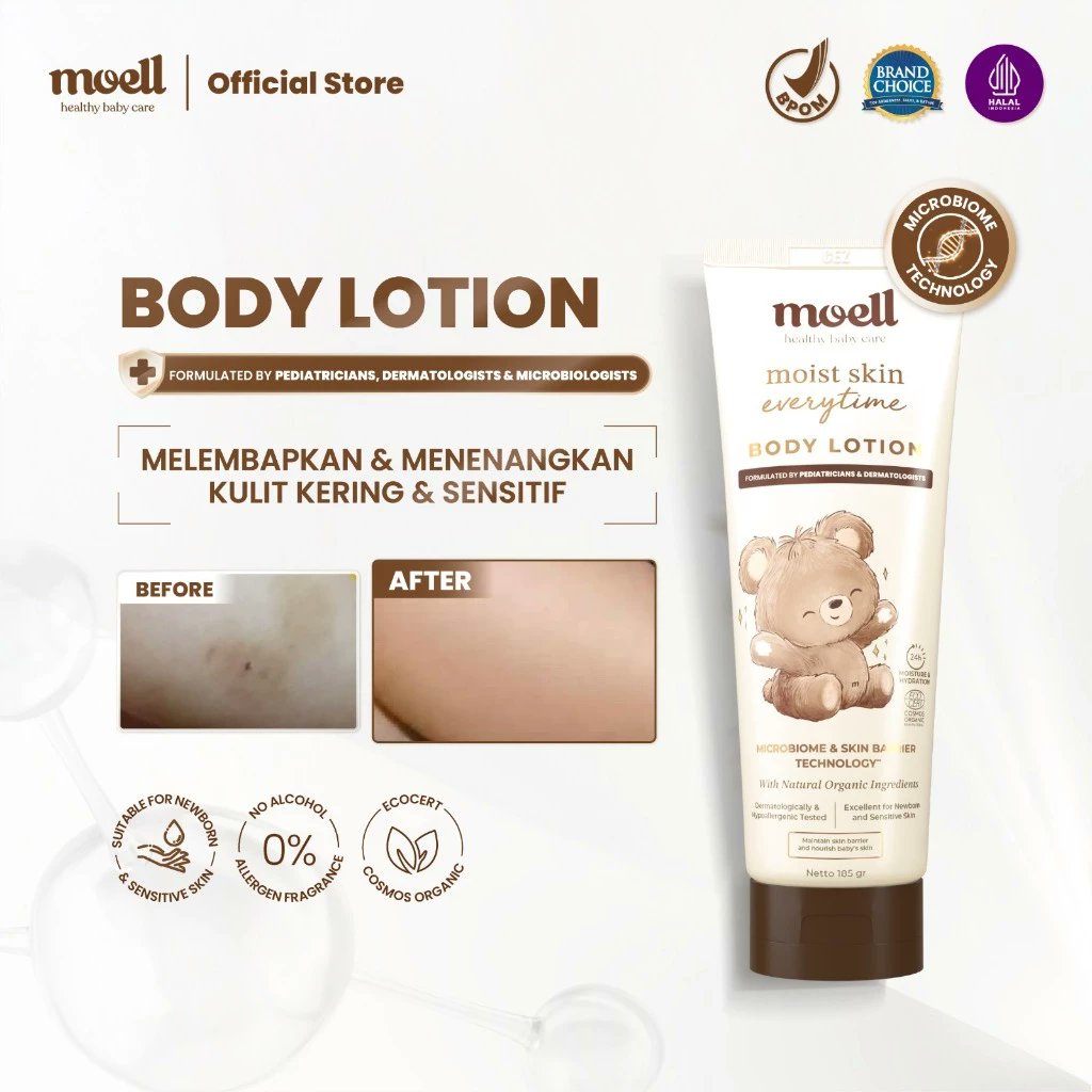 eddrhmdn's tweet photo. Sekarang yg pake skincare gak cuma orang dewasa, bayi jg pake 😊😊

Moell Body Lotion - Untuk Kulit Sensitif &amp; Kering - Pelembap Bayi Anak

https://t.co/2jtBplVOWF https://t.co/jK3DXg3bvr