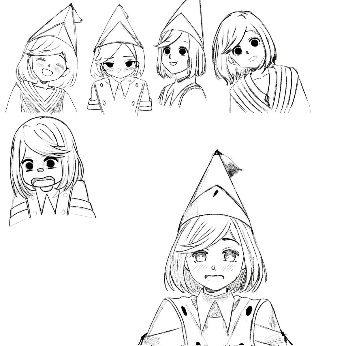 Por fin tuve tiempo libre para dibujar! Se siente cómo si no hubiera tomado un lapiz en un año Jsjsjs #WitchHatAtelier