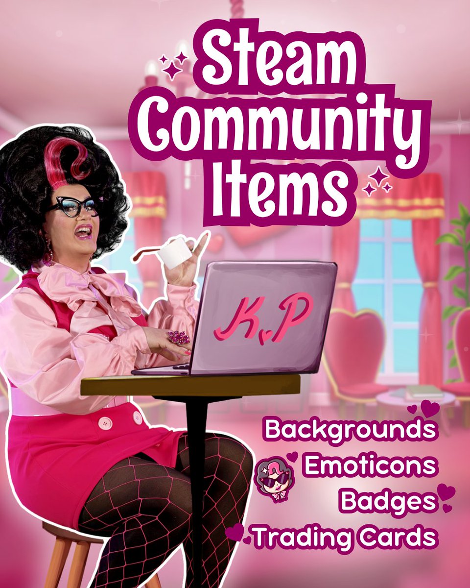 MagicNotion's tweet photo. Hello Kittens!

Do you feel like your Steam profile is looking a little...drab? Well, don't worry, we at Magic Notion can give it a Makeover!

We’ve been busy curating a collection of dazzling Steam Community Rewards just for you. https://t.co/wq8oeSmOGT