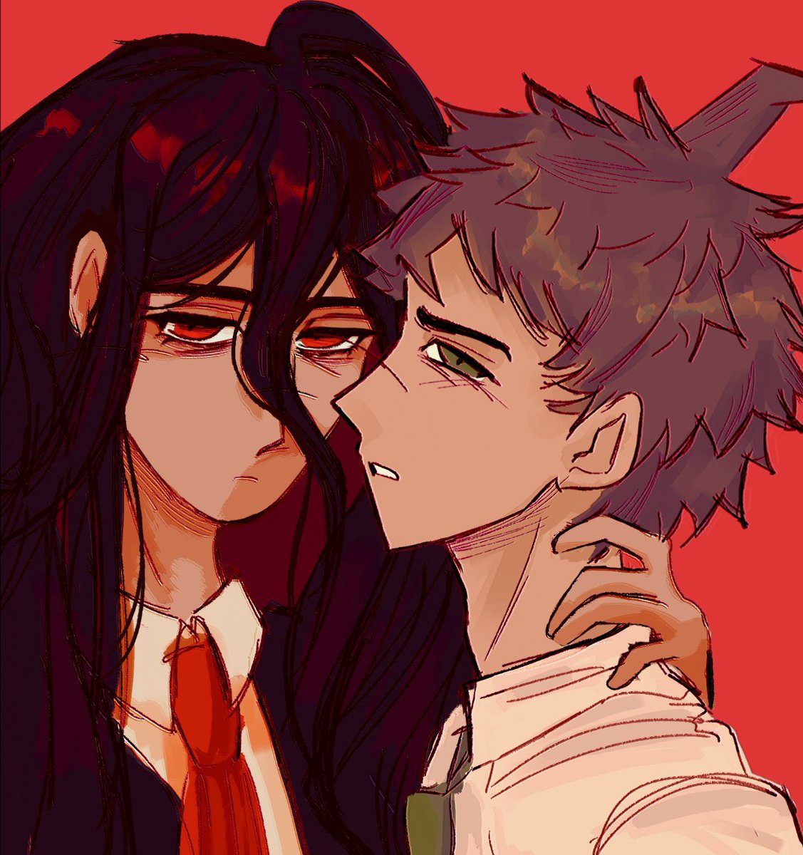 feathereded's tweet photo. hi guys
#danganronpa https://t.co/2nMUaY86DS