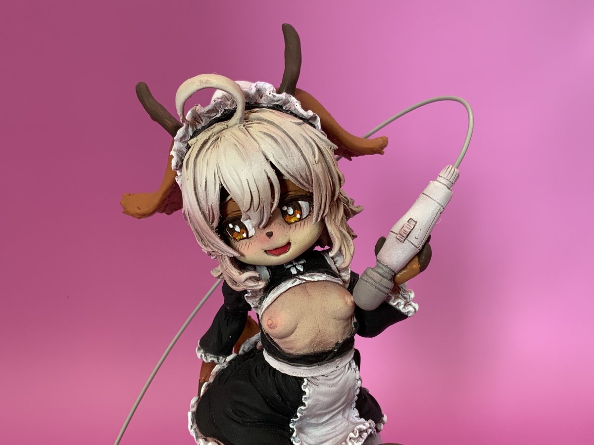 postookum's tweet photo. ルウちゃんフィギュア再撮影です。
いろんなパターンを試してみたいです。
・フィギュア制作:   Pakochanさん
・デザイン　　　:  ro（にゃんこね）さん https://t.co/i6bO74zt5e