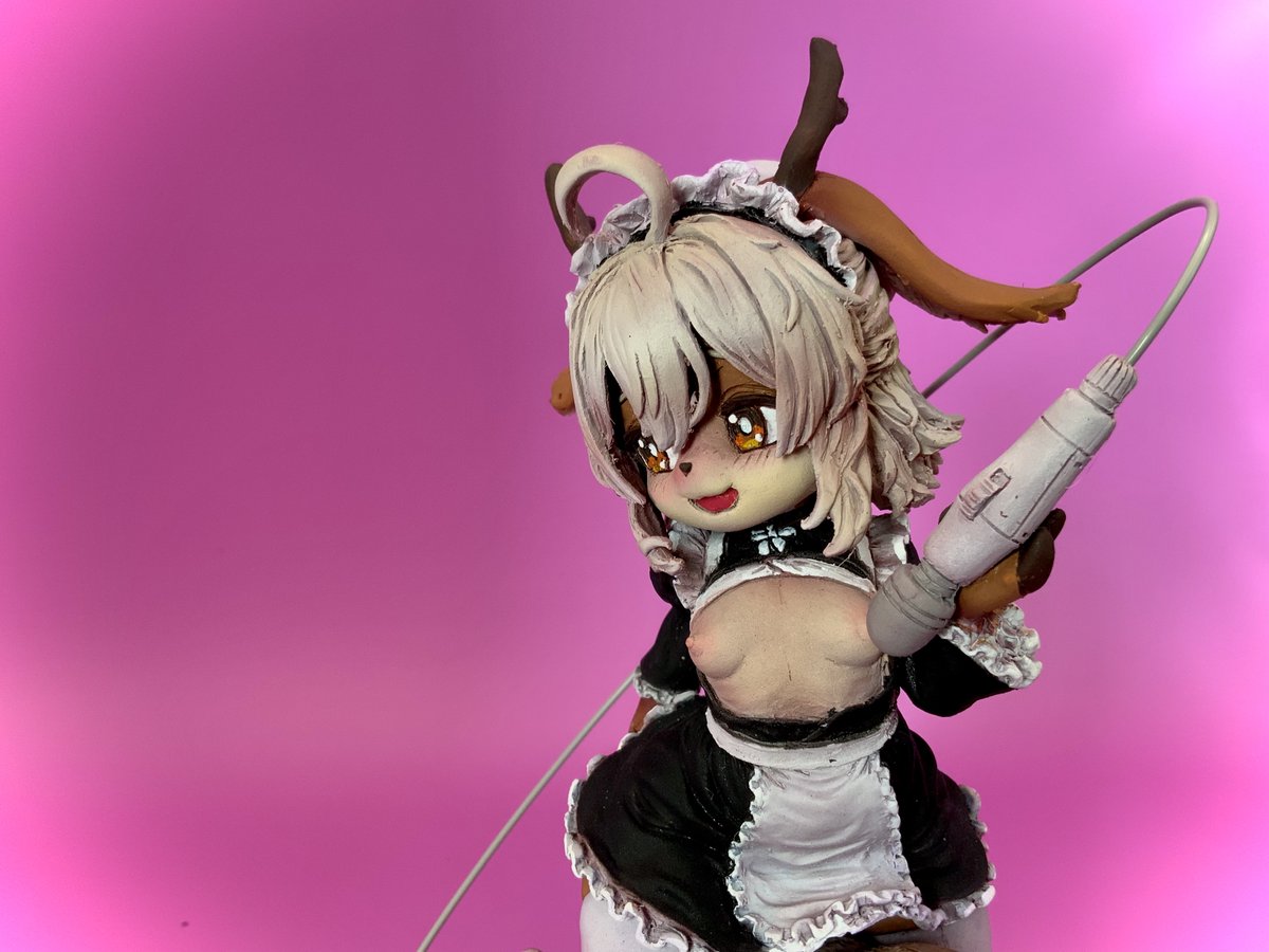 postookum's tweet photo. ルウちゃんフィギュア再撮影です。
いろんなパターンを試してみたいです。
・フィギュア制作:   Pakochanさん
・デザイン　　　:  ro（にゃんこね）さん https://t.co/i6bO74zt5e