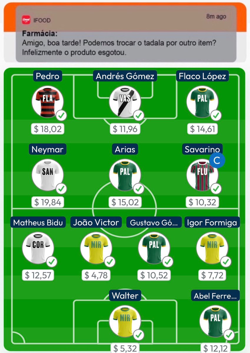CFD - Futebol e Fantasies tweet media