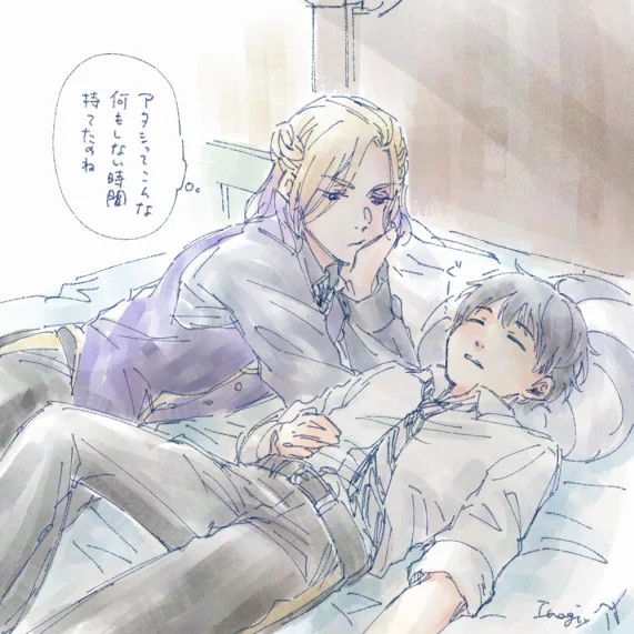 ヴィ監♂(顔有)らくがき
#twstプラスB 