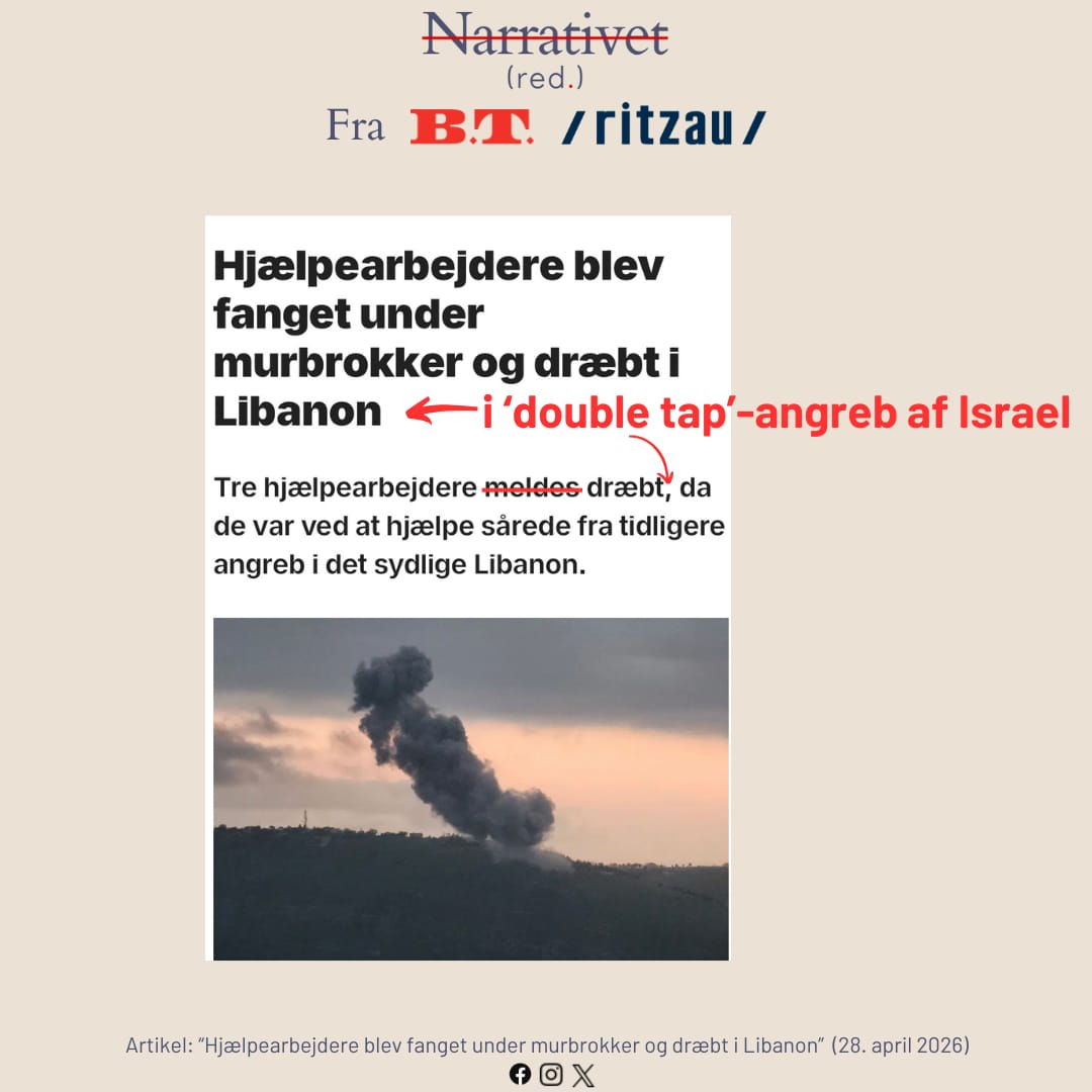 Narrativet_red's tweet photo. - @BT og @RitzauNyheder vildleder læseren ved at formidle et dødeligt dobbeltangreb uden en ansvarlig, så læseren står tilbage uden klarhed om, at besættelsesmagten i to angreb i forlængelse af hinanden har dræbt fem personer.
#dkpol #dkmedier #narrative https://t.co/mArNp6veti