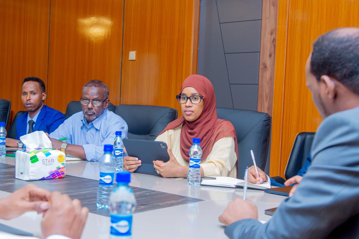 MoEWRSo's tweet photo. Today, the Director General led the Ministry’s weekly meeting with Directors and Project Coordinators to discuss key updates and advance the Ministry’s priorities. https://t.co/l28JH7Hzgy