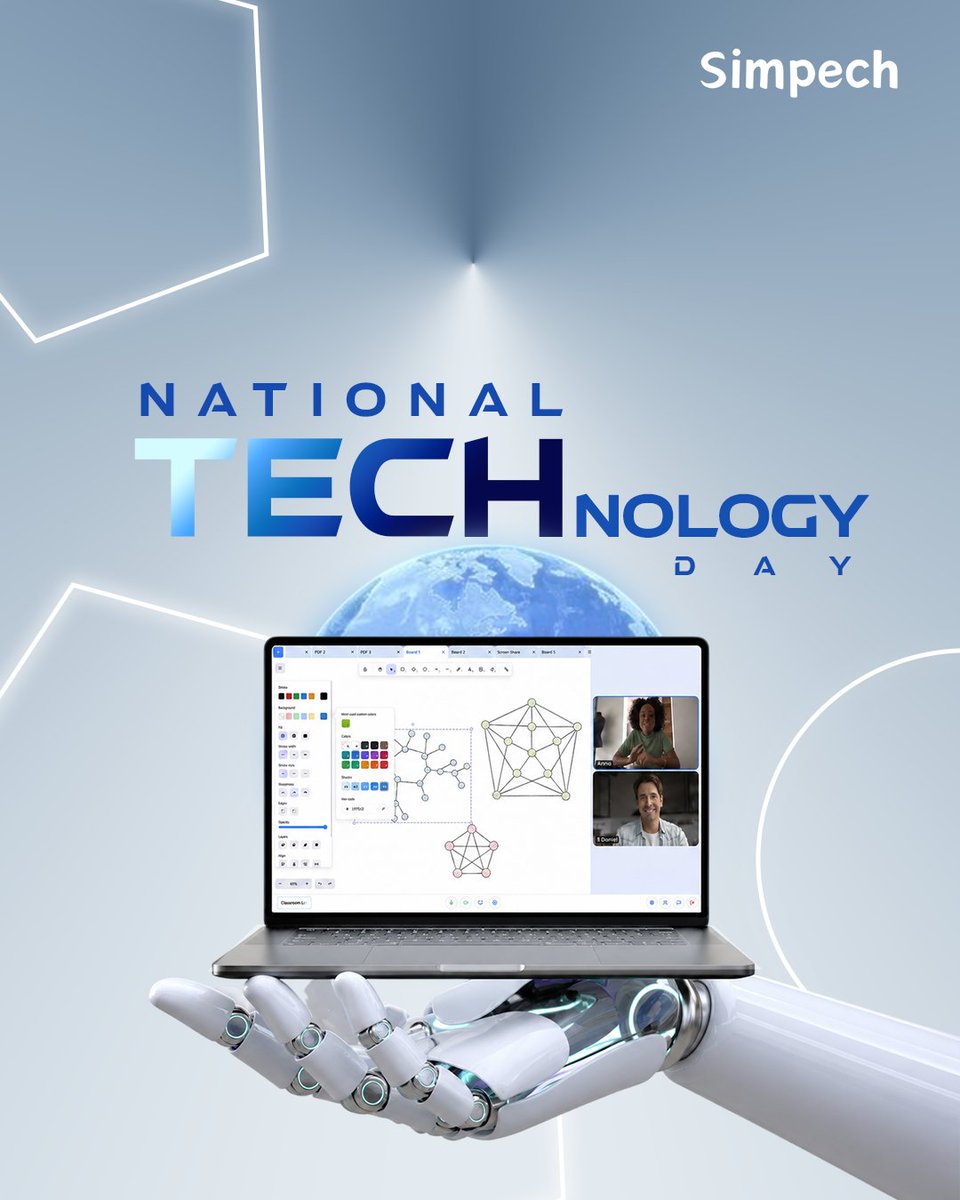 SimpechOfficial's tweet photo. Innovation drives the future. 🚀
Celebrating the power of technology in transforming learning and connection.
Happy National Technology Day from Simpech. 🌍💡

#NationalTechnologyDay #Technology #Simpech

🌐 https://t.co/Gidax85iUR https://t.co/Ie0unwv9M9