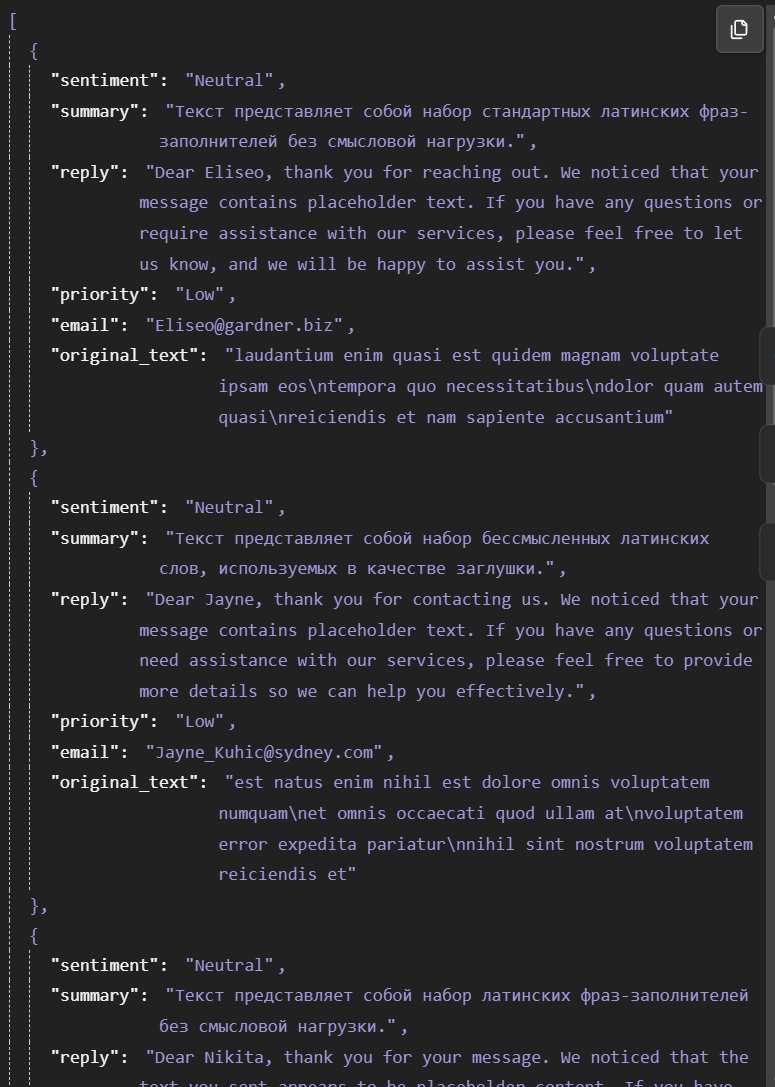 nar0ka's tweet photo. AI Feedback Flow: A Revolution in Customer Experience Automation

AI Feedback Flow is not just an automation script; it is an autonomous digital customer service department. The system integrates the computational power of Gemini AI, the flexibility of the n8n platform, and architectural precision in data processing.

1. The Concept: Intelligence vs. Information Noise

Traditional monitoring systems overwhelm managers with raw data. AI Feedback Flow solves this fundamentally through:
Synthesis of Data and Intelligence: The system "understands" context, effectively filtering constructive criticism from spam.

Deep Memory Architecture: Unlike standard bots, our solution possesses "institutional memory," recognizing clients by email and restoring the history of past interactions.

Zero Latency: Responses to negative feedback occur the instant a review enters the system, neutralizing conflicts before they escalate publicly.

2. Key Advantages and Resource Savings

Reclaiming up to 85% of Staff Time:
Automatic Summarization: AI condenses lengthy reviews into 2–3 key bullet points, allowing managers to grasp the essence in seconds.

Ready-to-Use Drafts: The system generates professional, empathetic, and context-aware responses. The manager simply clicks "Send."
Smart Sorting: Positive reviews are archived for statistics, while negative ones are routed as high-priority alerts to Telegram.

Professional-Grade Analytics:
360° Identification: Every AI response is strictly tied to the author's email via multi-level JavaScript processing. You always know who is writing and their lifetime value.

Predictive Sentiment Analysis: Advanced LLM models capture hidden sarcasm and passive aggression that conventional algorithms miss.

3. Functional Capabilities

Intelligent Memory Module: By linking sessions to a Session Key (User Email), the AI acts as a personal manager who remembers if a client had a delivery issue a month ago and adapts its tone accordingly.

Instant Response System (Telegram): Custom notification templates include priority status, direct contact data, and a pre-written response toolkit.

Structured Storage: All data flows are converted into strict JSON format and synced with Google Sheets, creating a perfect foundation for KPI, CSAT, and NPS reporting.

4. Operational Excellence

Scalability: Seamlessly handles anywhere from 10 to 10,000 reviews per day without the need for additional headcount.

Integration Flexibility: Powered by n8n, the system connects to any source—from website forms to major marketplace APIs.

Brand Identity: Responses are tuned to your specific Tone of Voice, ensuring brand consistency across all channels.

Elimination of Human Error: AI never tires, remains unphased by rudeness, and delivers consistently high-quality analysis 24/7.

Invest in your brand's loyalty now:👉https://t.co/LlnLRBiaJX

#AI #Automation #n8n #CustomerExperience #SaaS